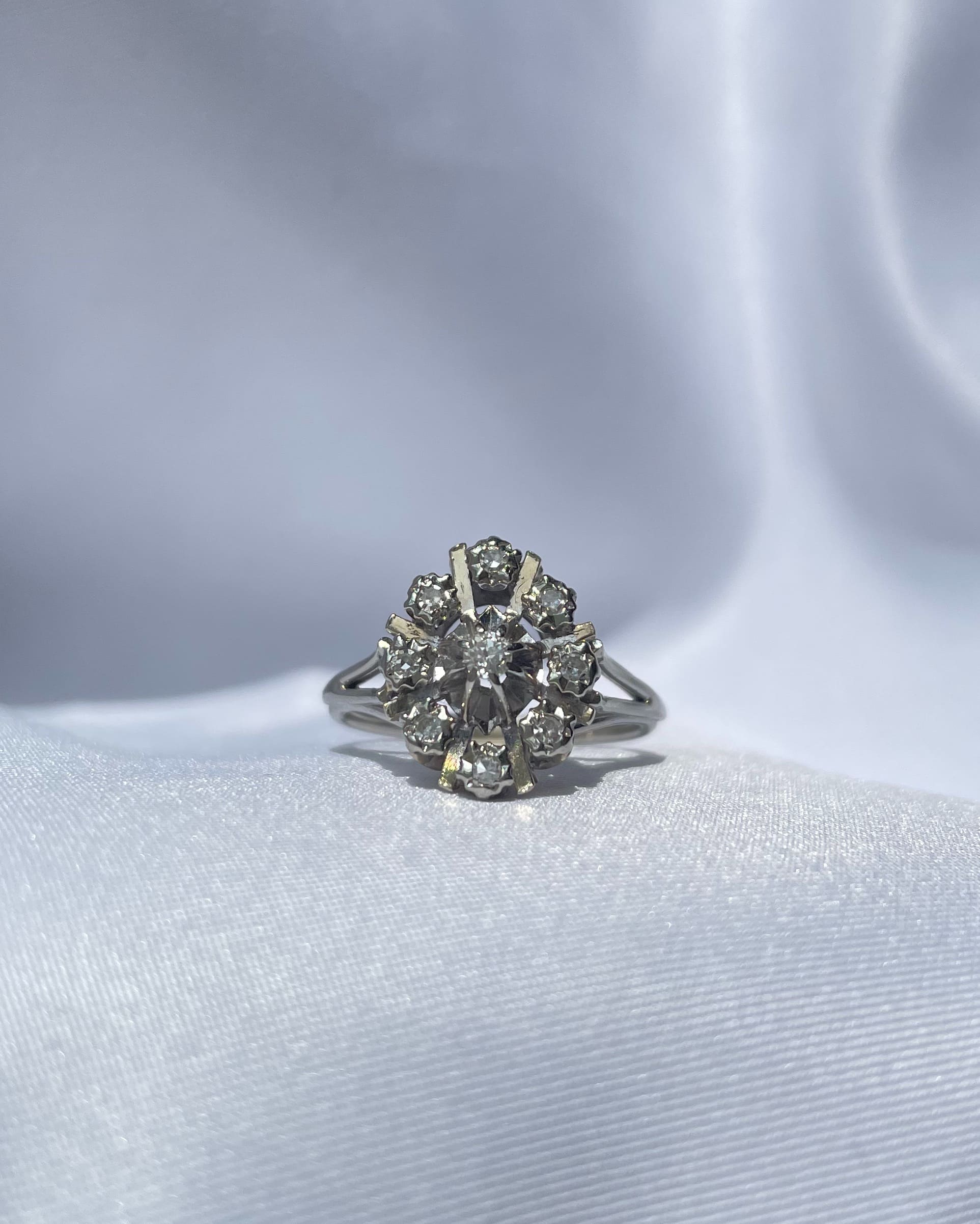 Bague Femme Calista - Rhodium Avec Rubis Et CZ - Taille 54,5 - Neuf Avec étiquettes
